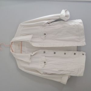 White denim jacket